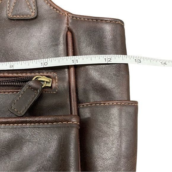 Rosetti “Light Inside” Brown Leather Shoulder Bag with SmartLyte — NWT - Picture 11 of 12